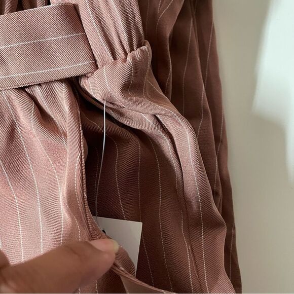 Charlotte Russe+ Pink Striped Cuffed Hem Trousers NWT Size 3X - Picture 13 of 15